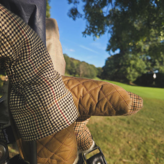 Waxed Cotton & British Wool Blade Cover