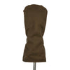 Tan Waxed Cotton Golf Head Cover - Hybrid