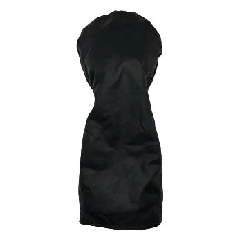 Black Waxed Cotton Golf Club Cover - Wood