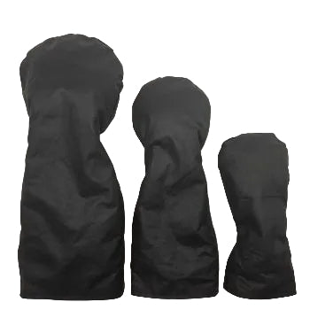 Black Waxed Cotton Golf Cover - Full Set