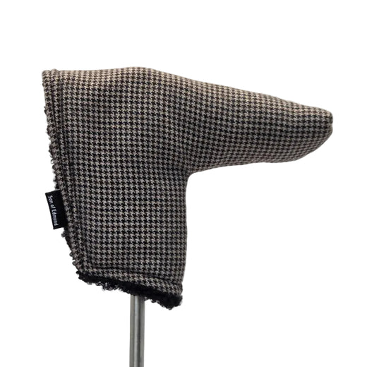 Wool blade putter cover - Hounds tooth