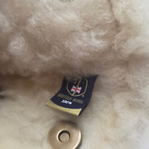 Tan - Waxed Cotton With British Wool Blade Putter Cover