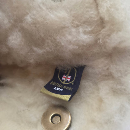 Tan - Waxed Cotton With British Wool Blade Putter Cover