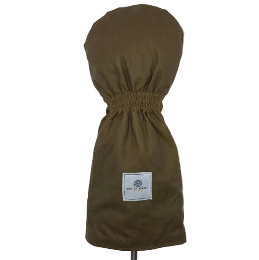 Tan Waxed Cotton Cover - Driver
