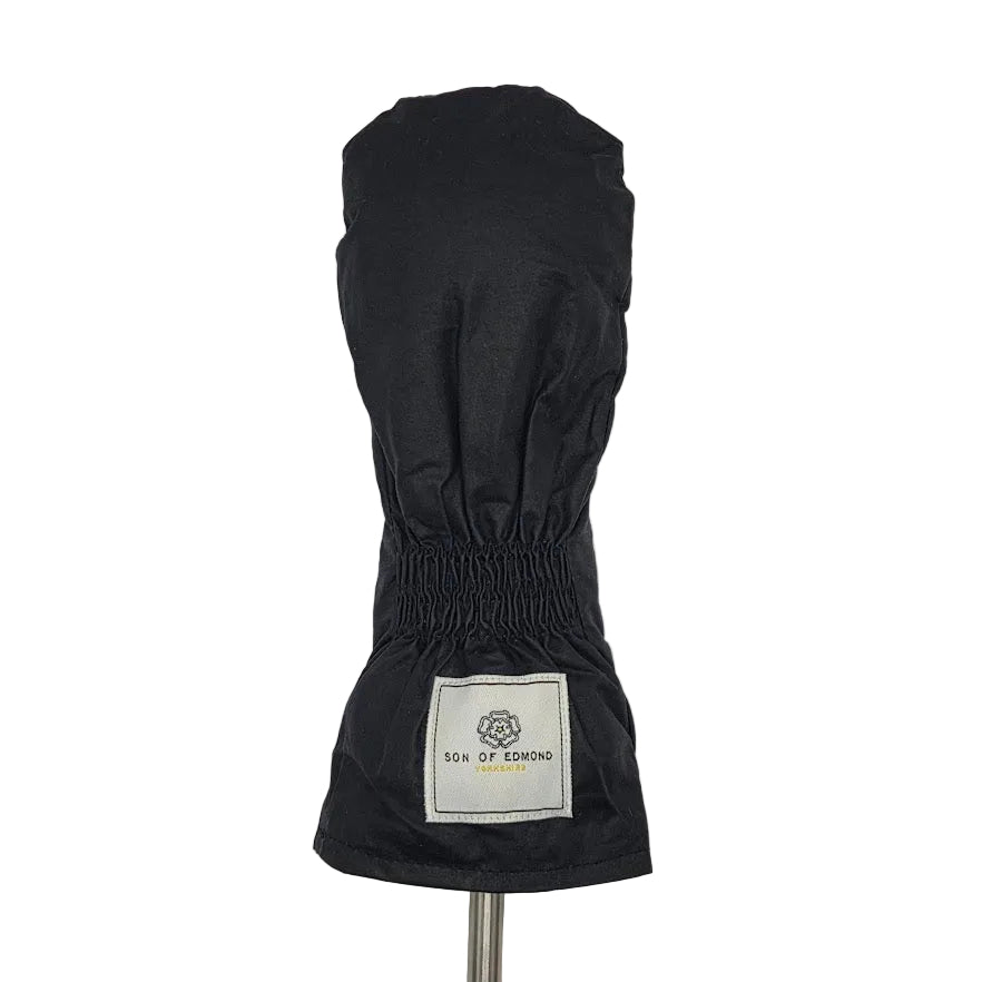 Navy Waxed Cotton Golf Head Cover - Hybrid