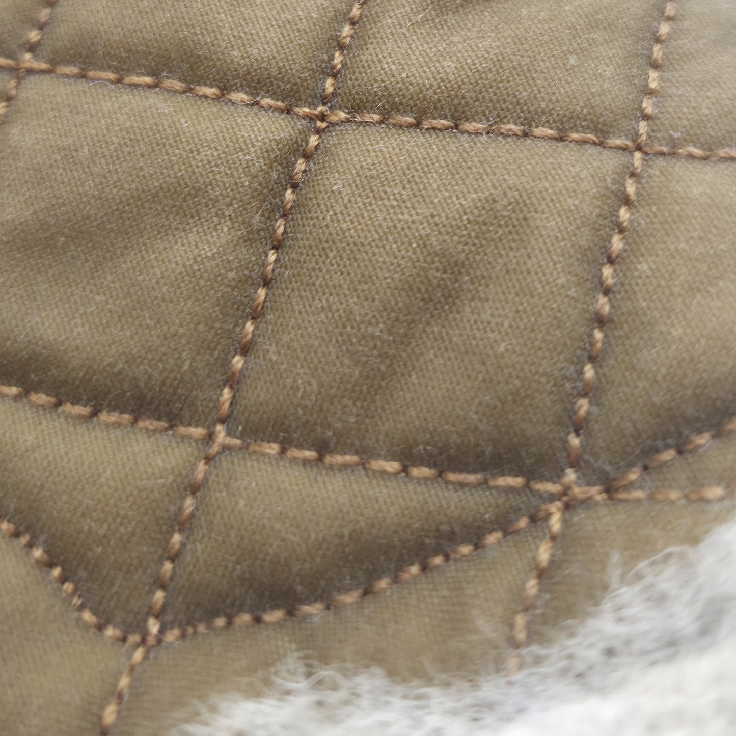 Tan - Waxed Cotton With British Wool Blade Putter Cover