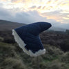 Dark Navy - Waxed Cotton With British Wool Blade Putter Cover