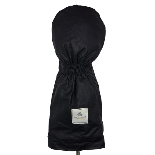 Navy Driver Waxed Cotton Cover