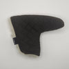 Olive - Waxed Cotton With British Wool Blade Putter Cover