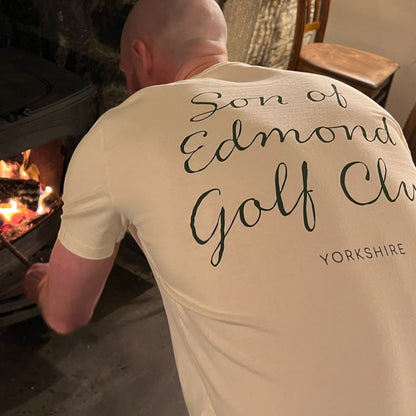 Son of Edmond club t-shirt - Raw White