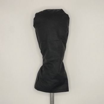 Black Waxed Cotton Golf Head Cover - Hybrid