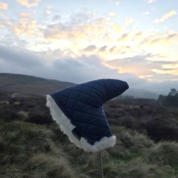 Waxed Dark Navy With British Wool